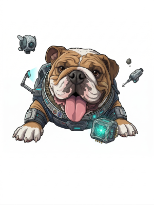 Sci-fi AI shirt style example